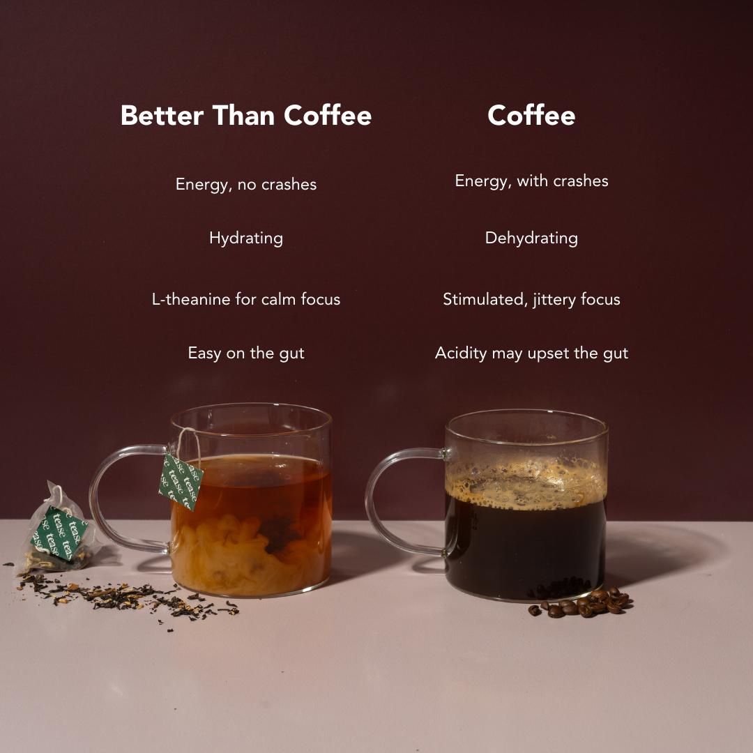 Better Than Coffee | Energy Maple Vanilla Black Tea