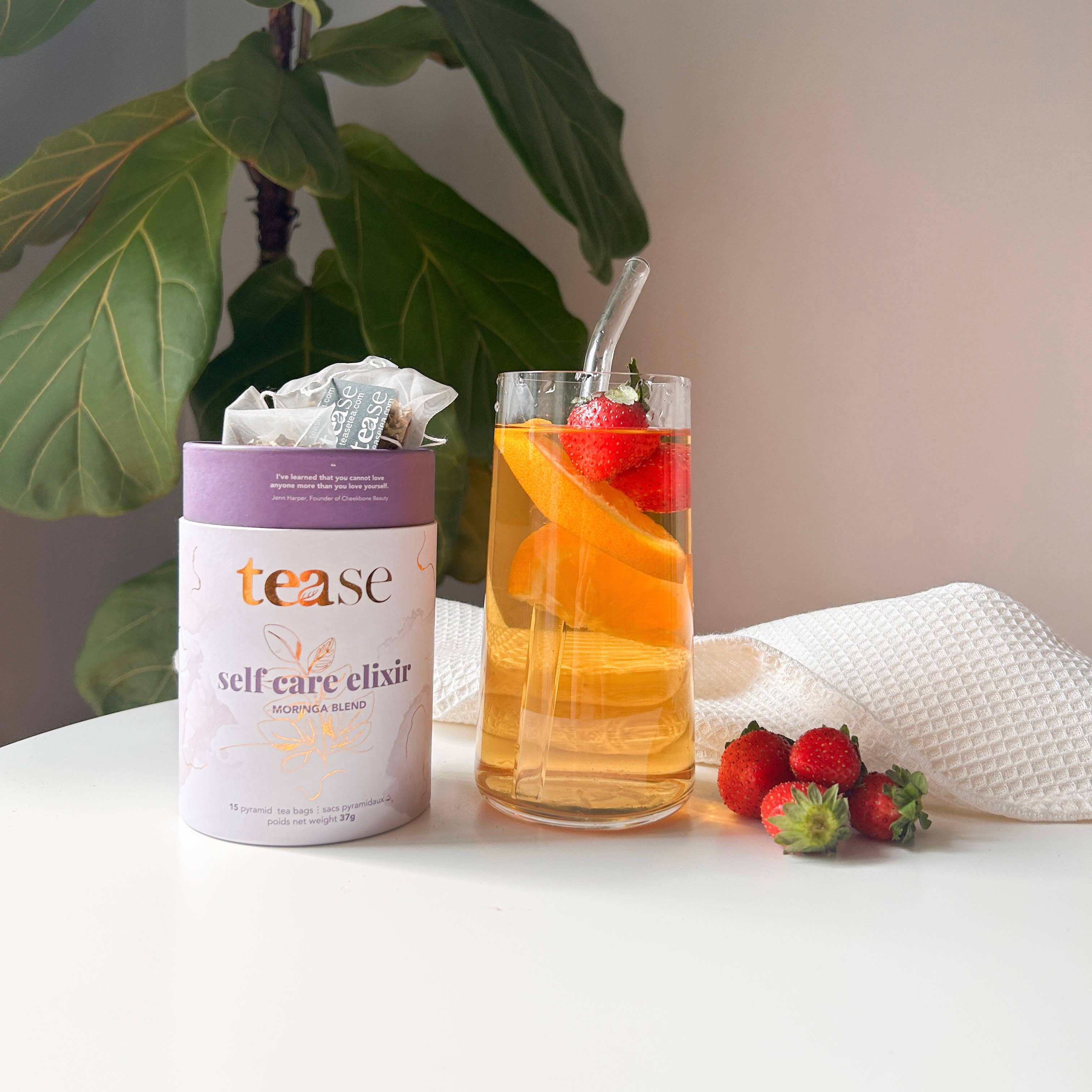 Self Care Elixir Moringa Adaptogenic Superfood Tea Blend