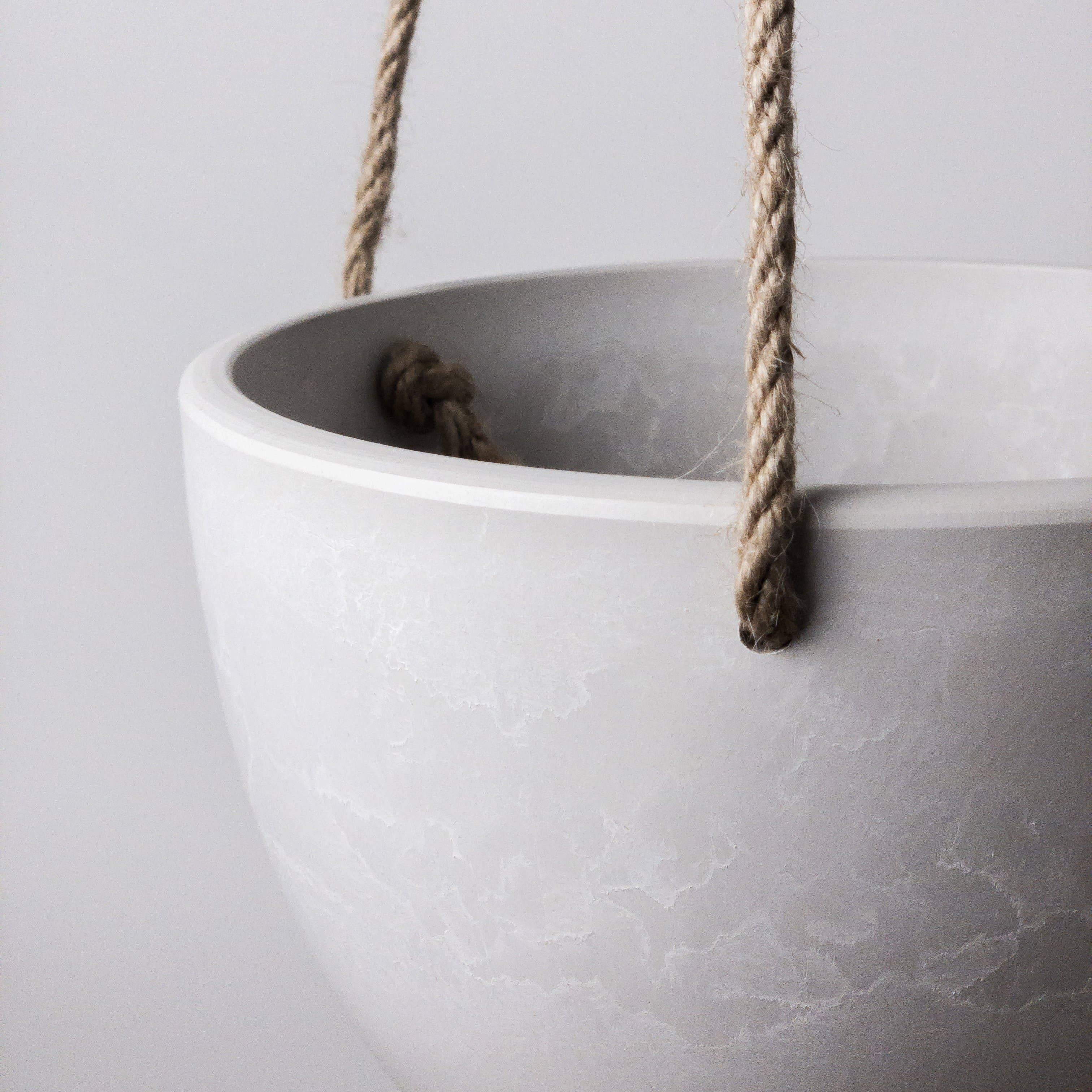 8" Signature Stone Hanging Planter
